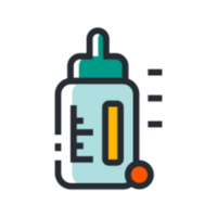 feeding bottle illustration design png