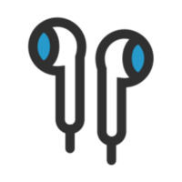 Headset illustration design png