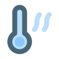 träffa temperatur illustration design png
