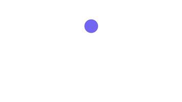 Circle motion graphics. bouncing circle loop Loading on website. 2D animation video