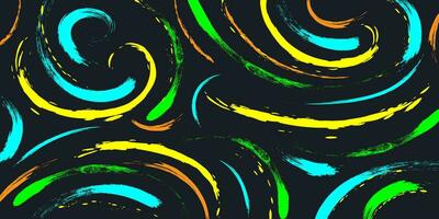 Abstract Colorful Brush Background with Sporty Style. Grunge Sport Background. Scratch and Texture Elements For Design vector