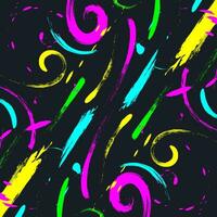 Abstract Colorful Brush Background with Sporty Style. Grunge Sport Background. Scratch and Texture Elements For Design vector