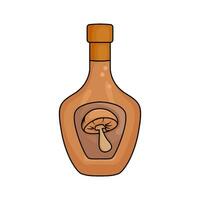 botella bebida otoño ilustración vector