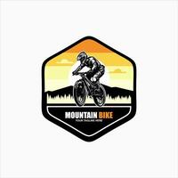 Adventure Bike Icon Logo Design Element vector