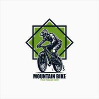 Adventure Bike Icon Logo Design Element vector