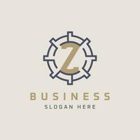 Modern and Luxury Letter Z Logo Design. Minimal, Universal Z Icon vector