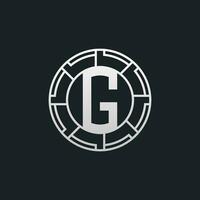 G Letter Logo Concept. Creative Minimal Monogram G Logo Template. Universal Premium Logotype vector