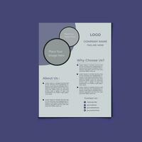 Modern Flyer design Template vector