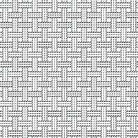 Seamless Gray Weaved Pattern On White Background vector