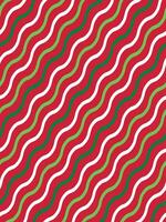 Seamless Wavy Lines On Red Background vector
