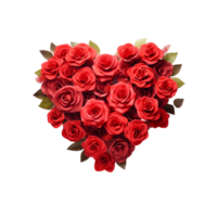 AI generated Valentine's Day Festivals Artificial Flowers png