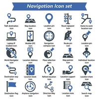 Navigation Icon Set vector