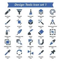 Design Tools Icon Set 1 vector