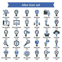 Idea Icon Set vector