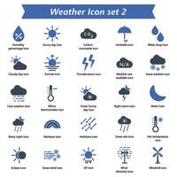 Weather Icon Set 2 vector