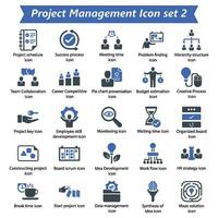 Project Management Icon Set 2 vector