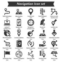 Navigation Icon Set vector