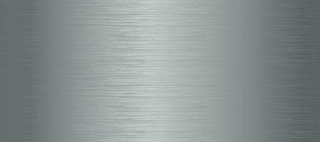 Panoramic background silver steel metal texture - Vector illustration