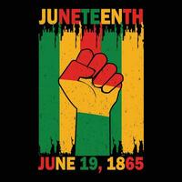 Juneteenth t-shirt design vector