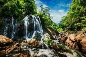 CatCat waterfall, Vietnam photo