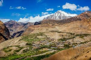 Village in Himalayas photo