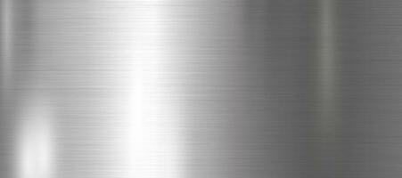 Panoramic background silver steel metal texture - Vector illustration photo