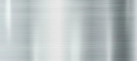 Panoramic background silver steel metal texture - Vector illustration photo