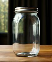 AI generated Innovative Packaging Mockup Designs for Glass Jars - AI Generated photo