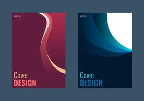 Set of abstract minimalist background for your cover design, book, flyer, brochure and more vector