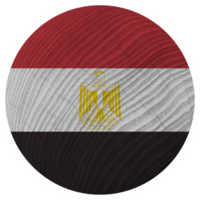 Ägypten Land Flagge im Kreis gestalten png