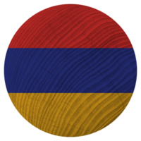 Armenia Country Flag in Circle Shape png