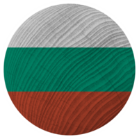 Bulgaria Country Flag in Circle Shape png