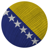 Bosnia and Herzegovina Country Flag in Circle Shape png