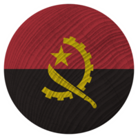 Angola land vlag in cirkel vorm png