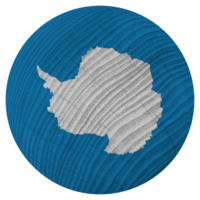 Antartica Country Flag in Circle Shape png