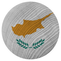 Cyprus Country Flag in Circle Shape png