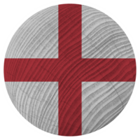 England National Flag in Circle Shape png