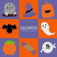 halloween element vector illustration