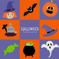 halloween element vector illustration