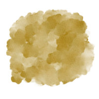 Reich Gold Aquarell Farbe beflecken Hintergrund Kreis, abstrakt Papier Textur Farbe von das Jahr png