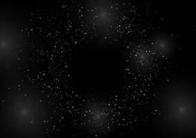 Silver round shiny dust particles abstract background vector