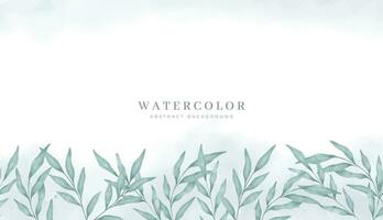 Abstract horizontal watercolor background. Neutral light colored empty space background illustration vector