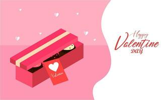 Love and valentine day lovers background vector