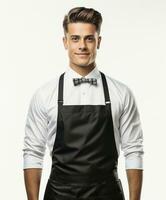 AI generated AI Generated Stylish Adjustable Cooking aprons for men and women photo