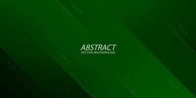 Abstract green overlap background template vector with overlay line and shapes. Dark green background with trendy pattern design. Eps10 vector