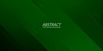 Abstract green overlap background template vector with overlay line and shapes. Dark green background with trendy pattern design. Eps10 vector