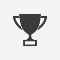 Trophy cup icon vector isolated. champion, prize, winner symbol sign