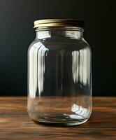 AI generated Innovative Packaging Mockup Designs for Glass Jars - AI Generated photo