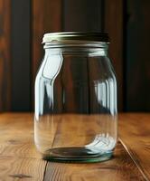 AI generated Innovative Packaging Mockup Designs for Glass Jars - AI Generated photo