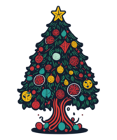 ilustração da árvore de natal png